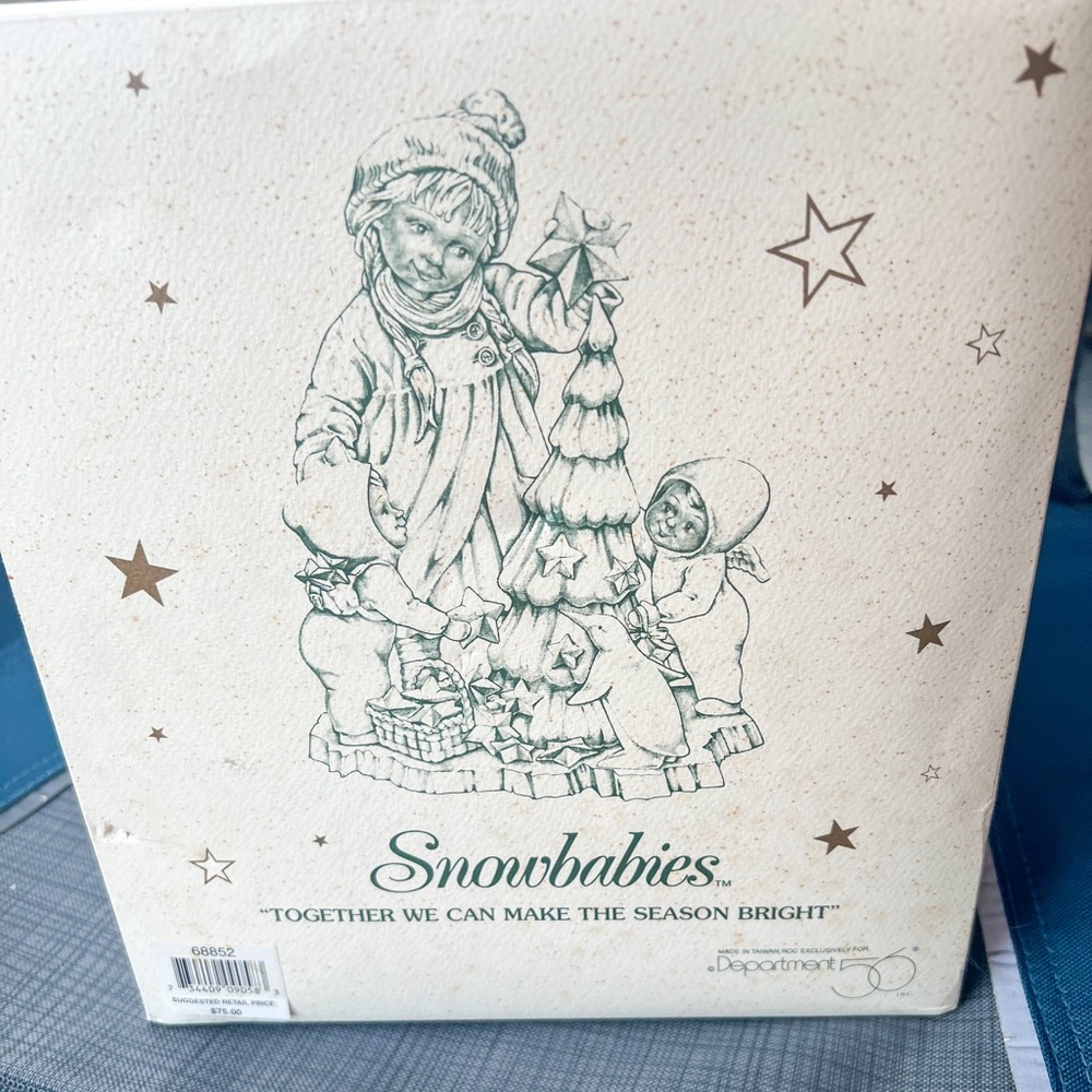 Dept 56 Snowbabies “Together We Can Make The Season Bright” Friendship Club 1998